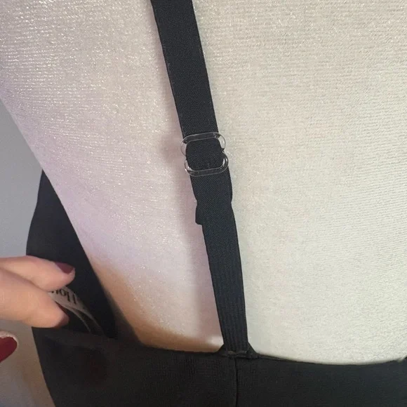 JJ’s House Black Formal Maxi Dress Size 12 NWT Adjustable Straps - Picture 5 of 16